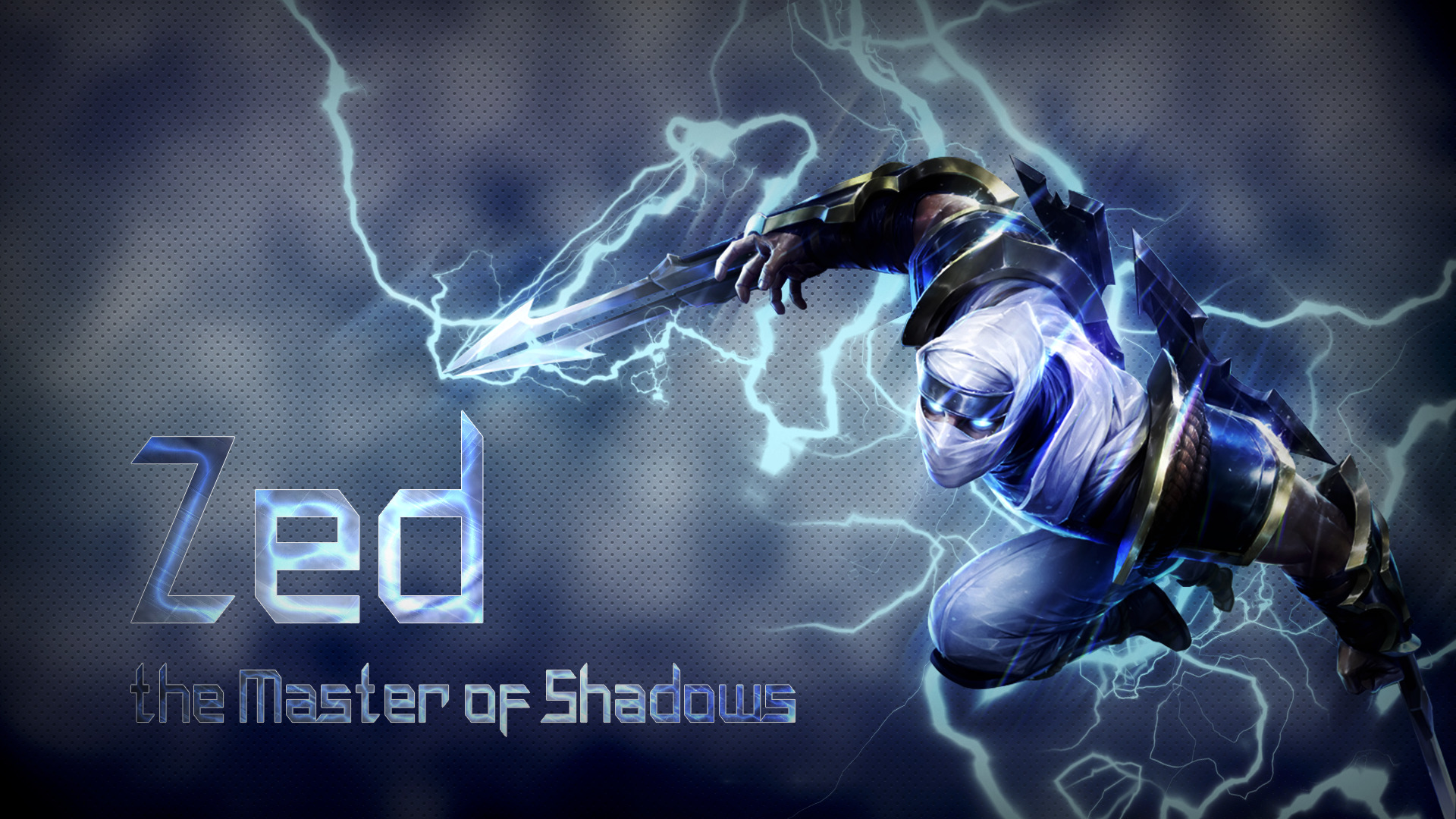 league of legends shockblade zed wallpaper