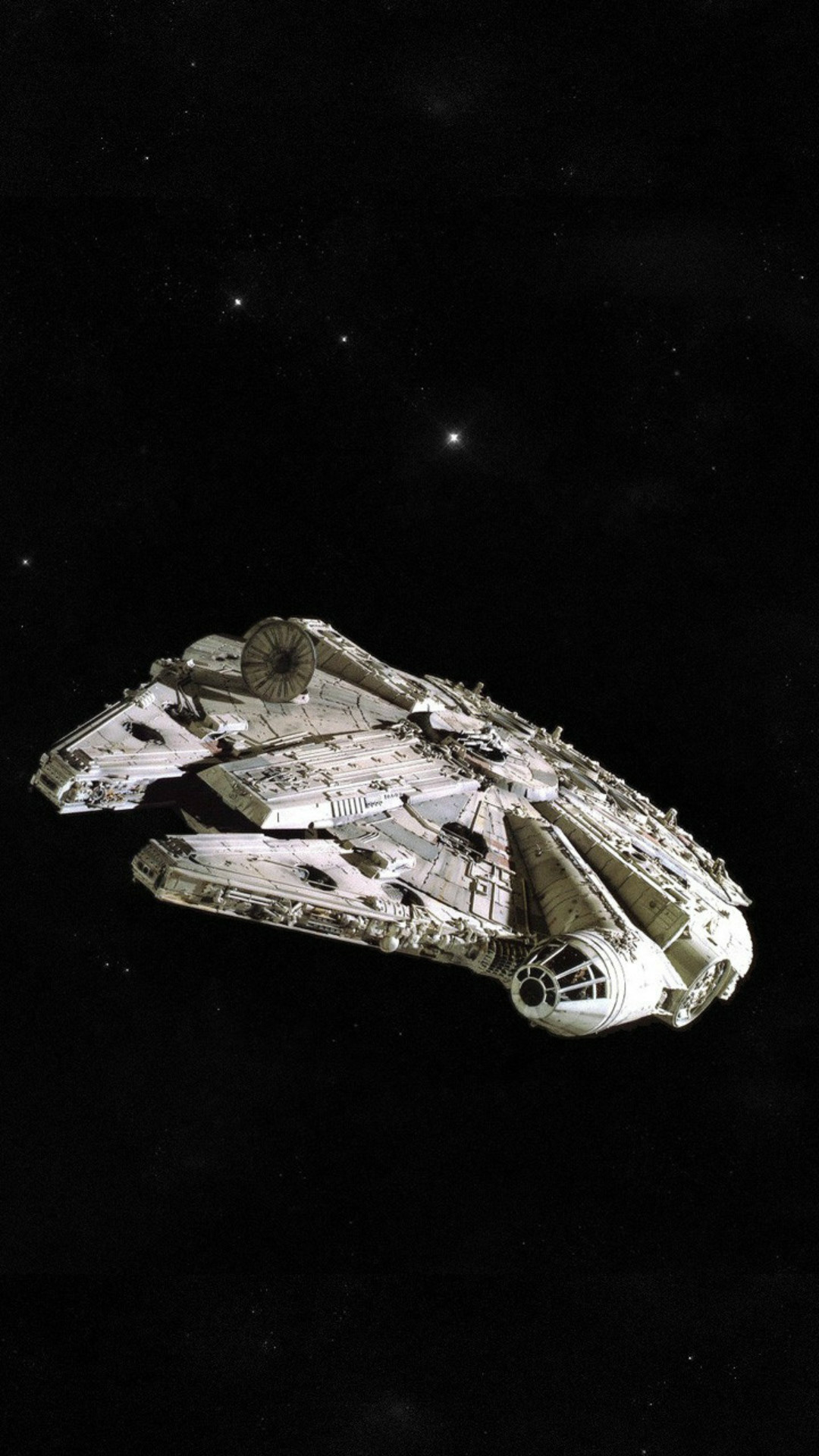 Millennium Falcon Spaceship Star Wars Mobile Wallpaper - Millennium Falcon Wallpaper Mobile - HD Wallpaper 