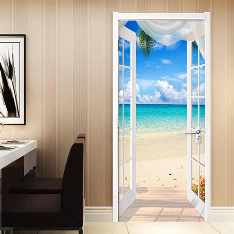 3 D Wallpaper For Bedroom Window Beach - 800x800 Wallpaper - teahub.io