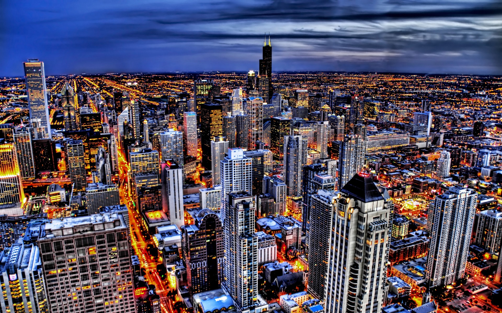 Fantasy City For Wallpaper - Chicago - HD Wallpaper 