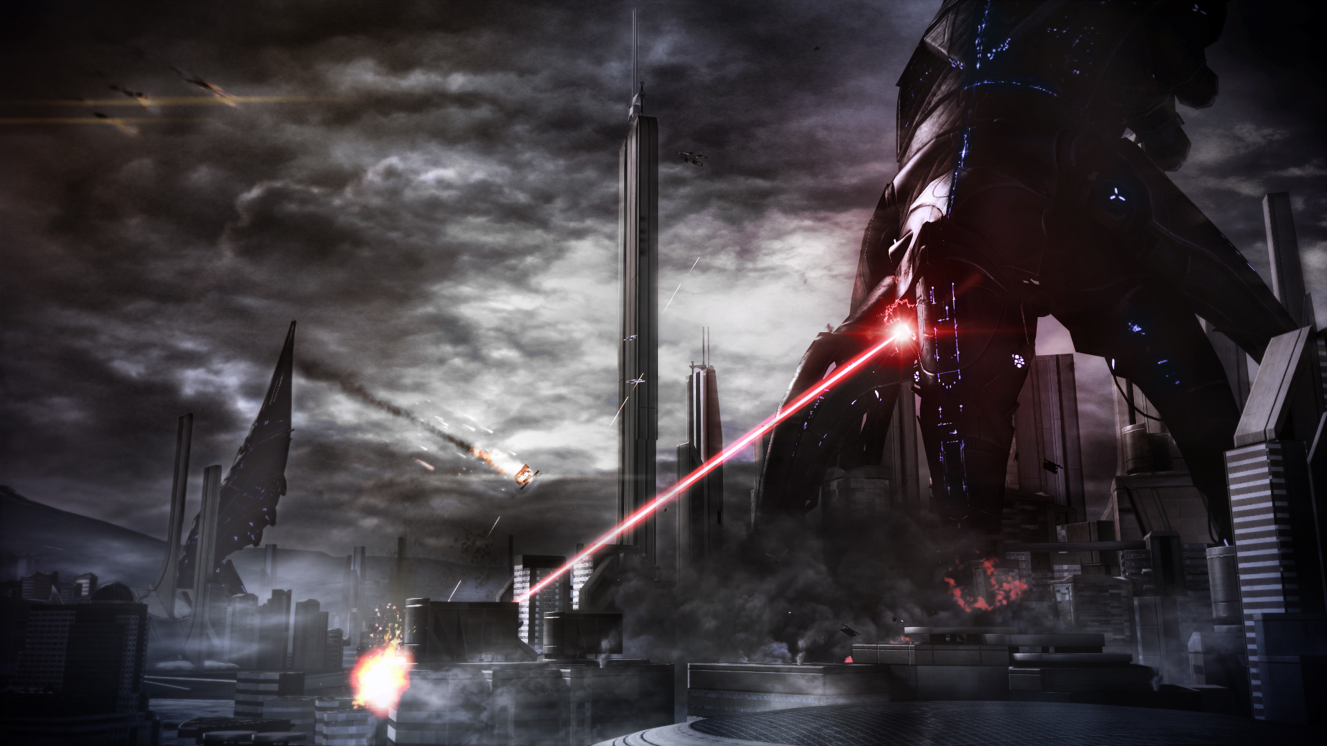 Mass Effect Reaper Background - 1920x1080 Wallpaper 