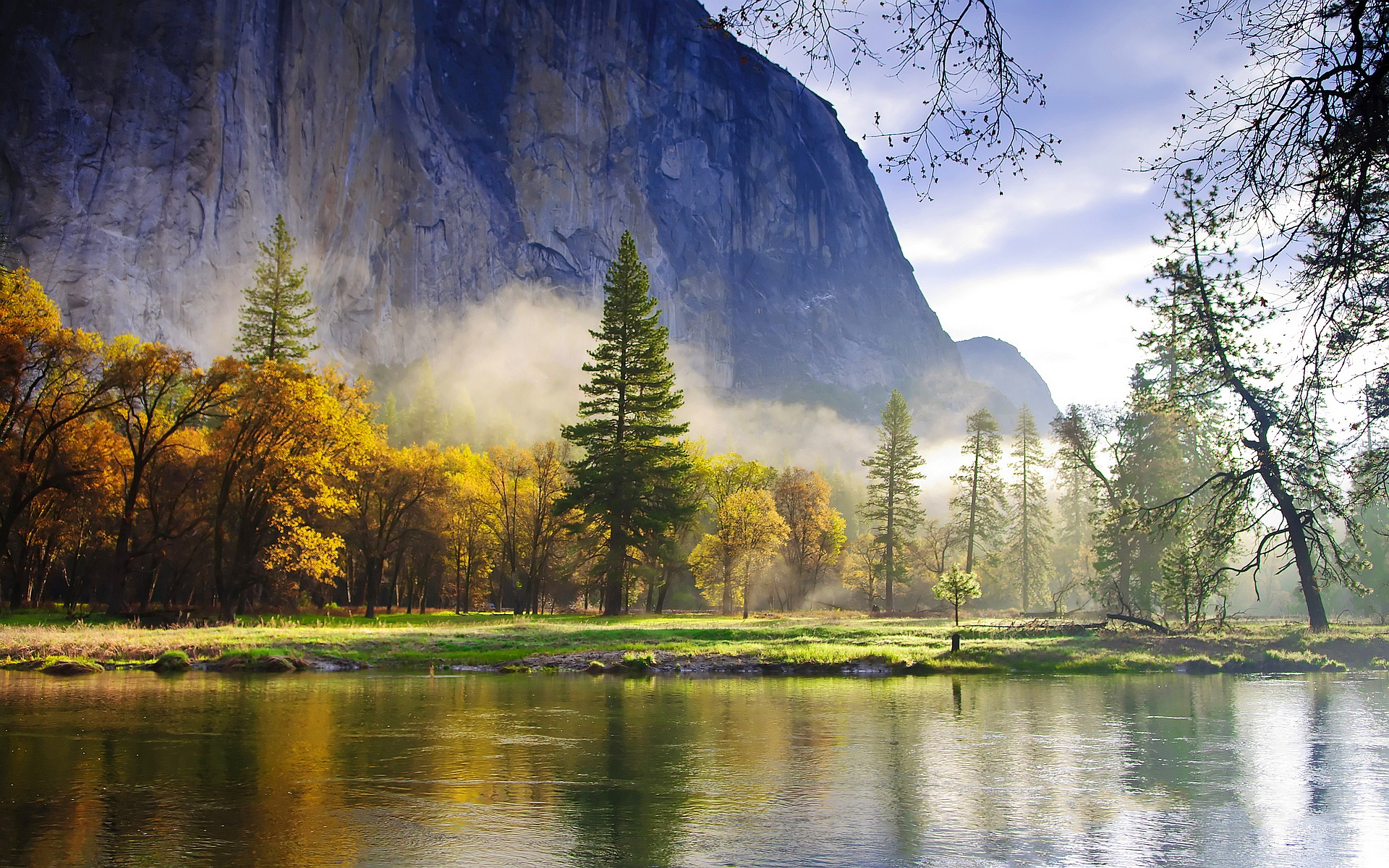 Northern Cali Wallpaper - Bass Lake At Yosemite - 1920x1200 Wallpaper ...