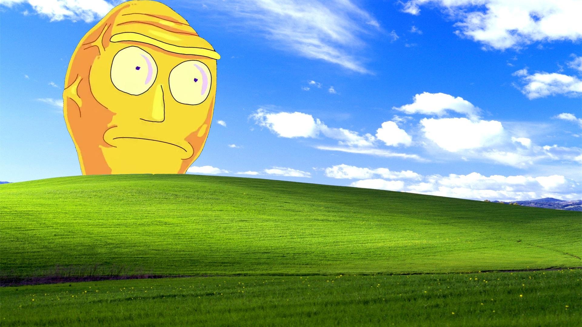 Windows Xp Show Me What You Got Wallpaper Rick And Morty Wallpaper Head 1920x1080 Wallpaper 7332